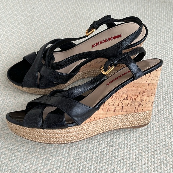 Prada (genuine) platform sandals - Picture 2 of 8